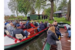 De boottocht in Broek op Langedijk was wederom een groot succes