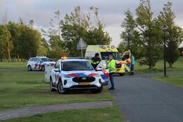 Fietsster gewond na valpartij Strand van Luna Heerhugowaard
