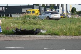 Schade na ongeval op N194