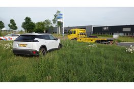 Schade na ongeval op N194