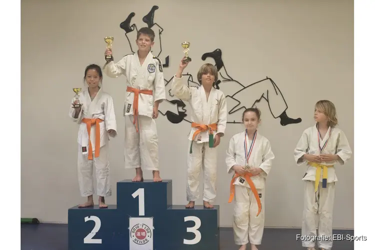 Zeven prijzen voor de EBI-Sports judoka's