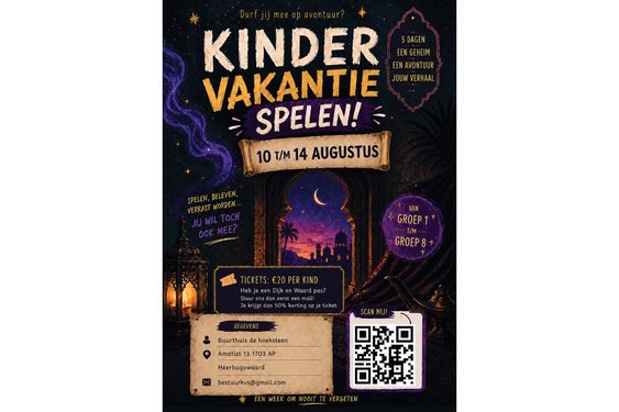 De KinderVakantieSpelen komen er weer aan van 10 t/m 14 augustus