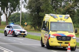 Motorrijder gewond bij ongeval op N242, flinke verkeershinder