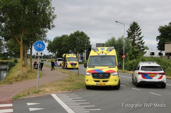 Twee gewonden bij ongeval met duofiets in Broek op Langedijk