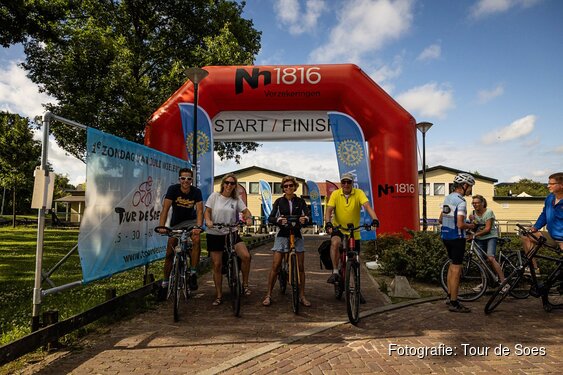 Tour de Soes 2026 brengt regio in beweging en haalt ruim €12.000 op voor het goede doel