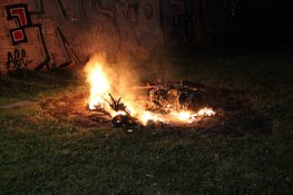 Scooter door brand verwoest in Heerhugowaard