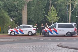 Verwarde man zorgt voor overlast langs drukke weg en wordt aangehouden