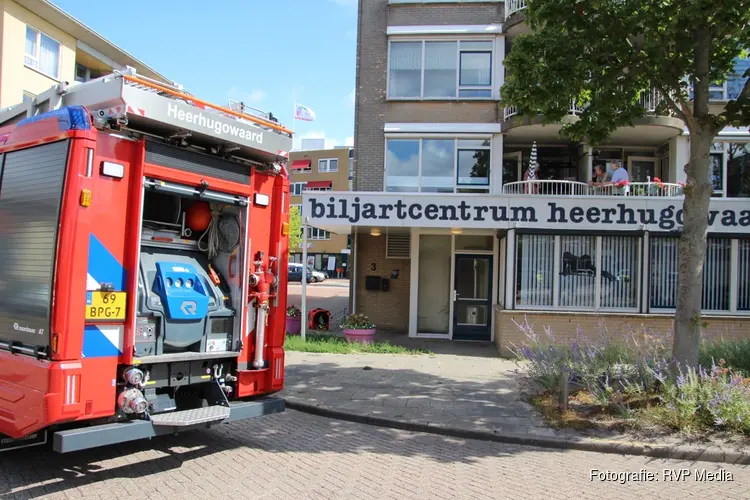 Gaslucht zorgt voor tijdelijke ontruiming van biljartcentrum in Heerhugowaard