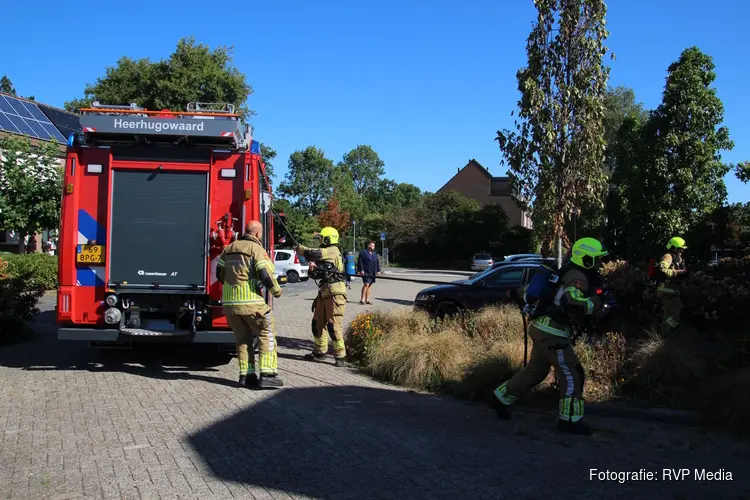 Brand uitgebroken in woning aan Schelde in Heerhugowaard