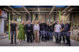 Minister van Volkshuisvesting bezoekt bouwopleidingen in Heerhugowaard