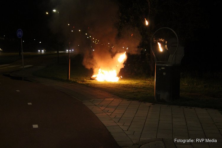 Fatbike vliegt in brand tijdens rijden in Heerhugowaard