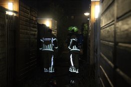 Flinke brand in schuur achter woning aan Tuimelaar in Heerhugowaard