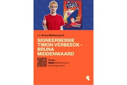 Kinderboekenschrijver en Youtuber Timon Verbeeck komt naar Bruna Middenwaard