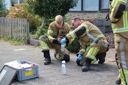 Man gewond na mengen van kalk en chloor in woning in Heerhugowaard