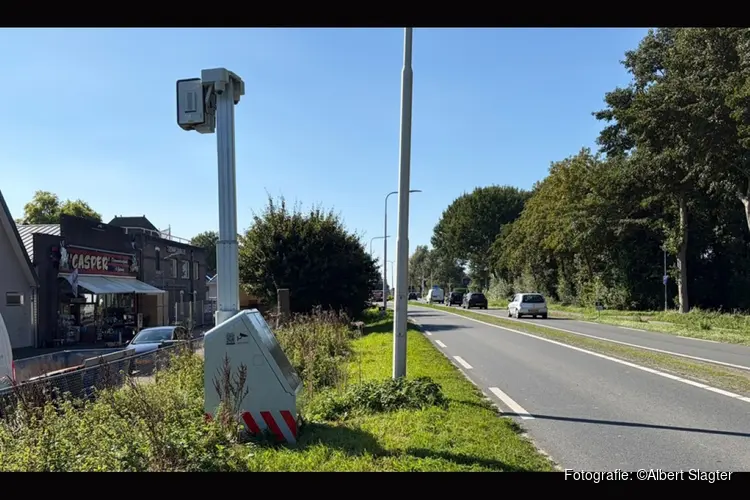 Flexflitser op Provincialeweg (N504) in Noord-Scharwoude